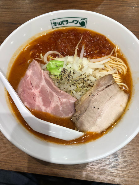 「とまとチーズご飯セット」@カッパラーメンセンターの写真