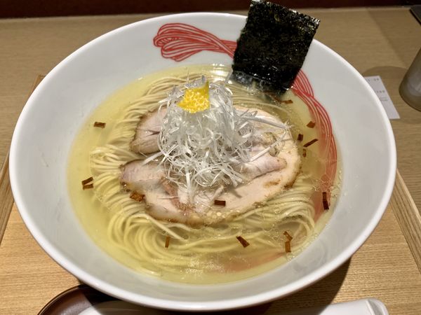 「塩らぁ麺1100円」@NIPPON RAMEN 凛 TOKYOの写真