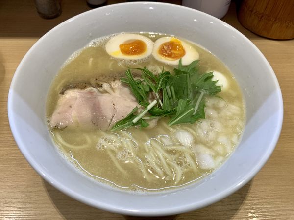「味玉鶏白湯そば 並 810円」@はぐれ雲の写真