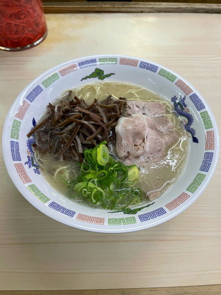 「きくらげラーメン（３４０円）」@はかたや 春日店の写真