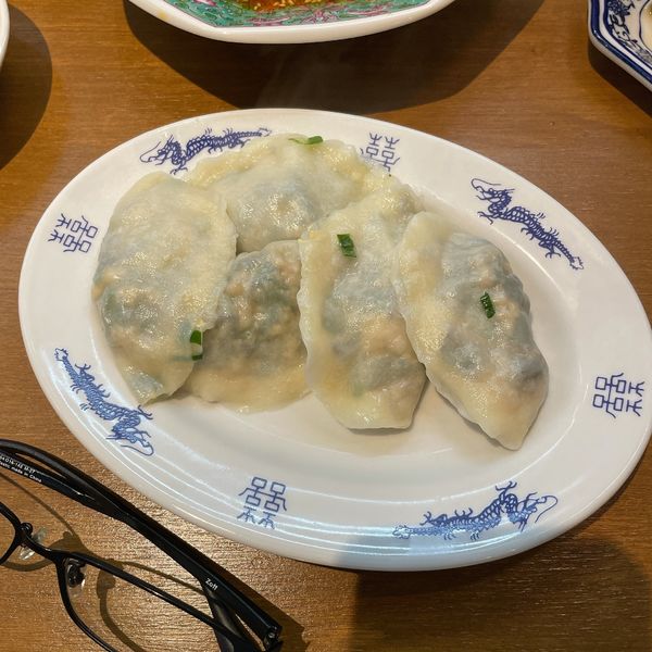 「水餃子（にら玉）」@ジャッキー餃子楼の写真