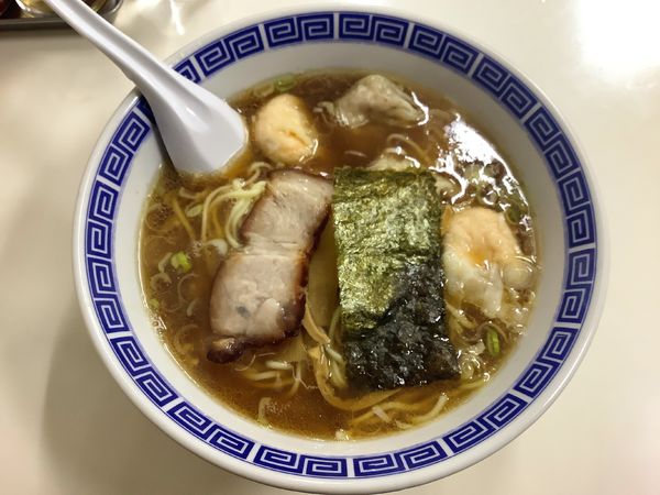 「ワンタン麺（ミックス）」@支那そば いしはらの写真
