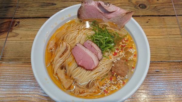 「駿河湾タカアシ蟹出汁極上塩らぁ麺 900円」@東京ラーメンショーセレクション 極み麺「<真>卓朗商店」の写真