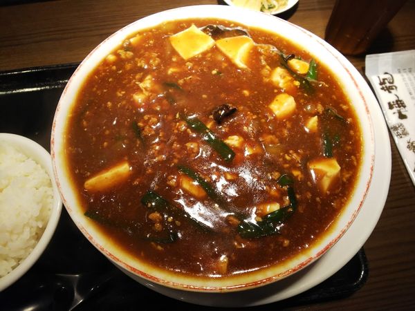 「【限定】麻婆麺（中辛）　880円（税込968円）」@中華飯店 幡龍 弘前城東店の写真