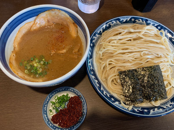 「つけそば　えび辛し」@中華そば・つけそば 浜屋の写真