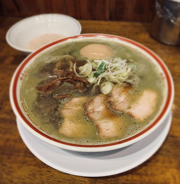 「バリ煮干し（固め￥920）＋煮玉子（￥110）」@田中そば店 浅草店の写真