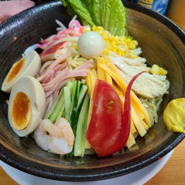 「冷やし中華」@中華そば 半ざわの写真