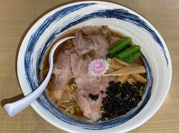 「煮干し 中華そば チャーシュウ増し」@かみの屋の写真