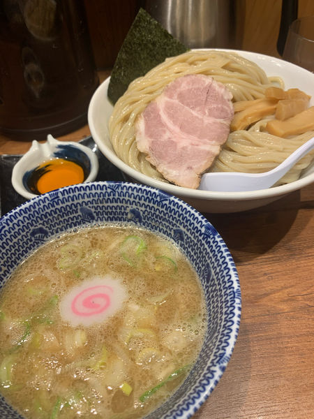 「海老つけ麺 特盛」@舎鈴 ビーンズ武蔵浦和店の写真