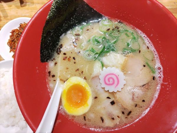 「一風堂かさね味＋白ごはん」@博多一風堂 上野広小路店の写真