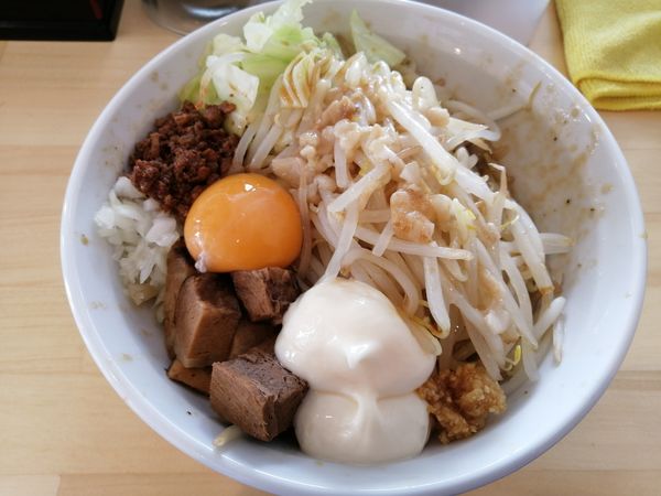 「まぜそば」@ラーメン アジローの写真