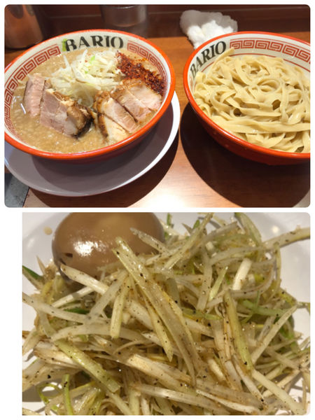 「つけ麺豚増し」@らーめん バリ男 大森店の写真