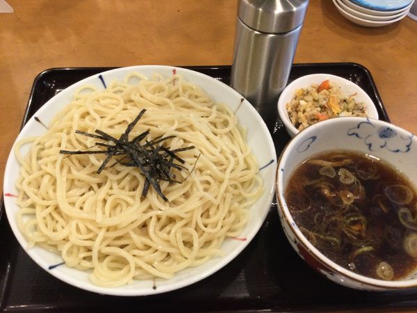 「つけめん+炒飯小鉢(¥700+ランチサービス)」@好日の写真