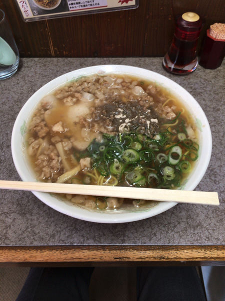 「中華そば大盛背脂多め」@つたふじ 福山支店の写真