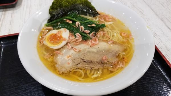 「春季限定　えび丸しぼり塩らーめん」@ちゃーしゅうや武蔵 イオン南松本店の写真