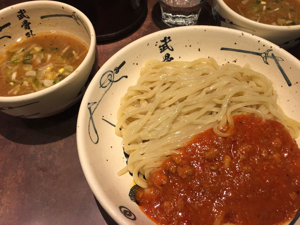「濃厚つけ麺 赤」@麺屋武蔵 武骨外伝の写真