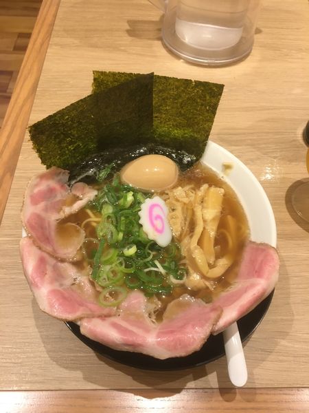 「鶏中華そば 全のせ」@鶏そば 啜る 伏見はなれの写真