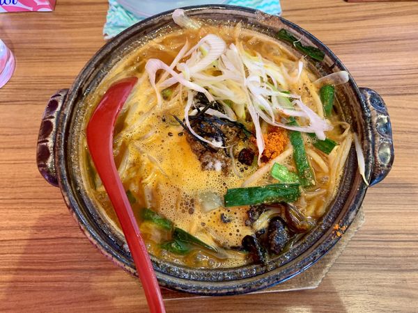 「旨辛肉野菜煮込みめん(中辛)900円」@麺屋 多伊夢の写真