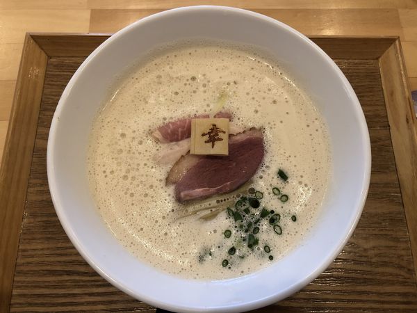 「濃厚魚介ぱいたんらぁめん　￥８８０」@麺家 幸先坂の写真