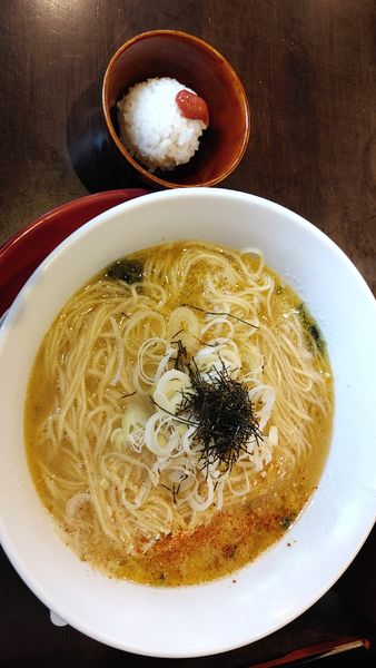 「鶏の白雪麺」@天下ご麺 湖南店スペリオルの写真