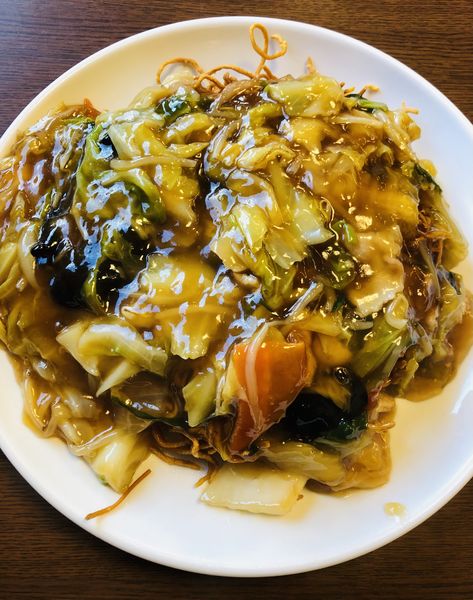 「堅焼きそば」@ご馳屋 恵伊登の写真