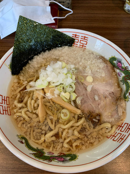 「手揉み中華そば」@自家製麺 くまがいの写真