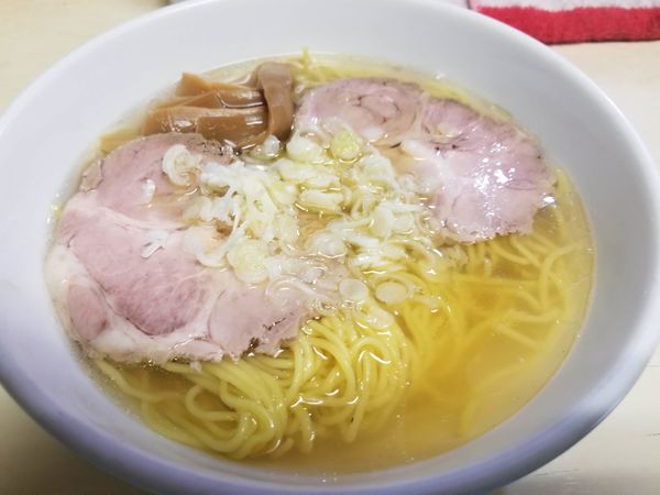 「塩ラーメン」@元祖一条流がんこ 西早稲田店の写真