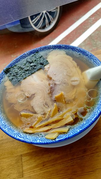 「チャーシューメン　900円」@青竹手打ラーメン ほそやの写真