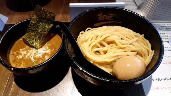 「濃厚味玉つけ麺」@麺屋 一路の写真