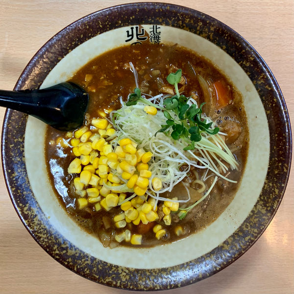 「みそ咖喱らーめん（850円）」@北の恵みの写真