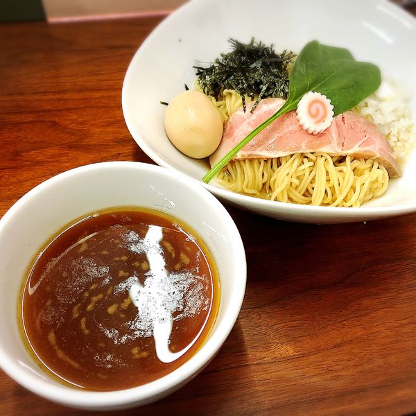 「【限定】わさび醤油つけ麺」@4代目松屋食堂の写真