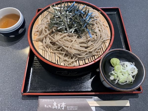 「ざるそば 890円」@高美亭本店の写真