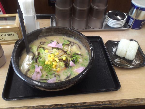 「ちゃんぽん＆おにぎり」@東龍軒 西港店の写真