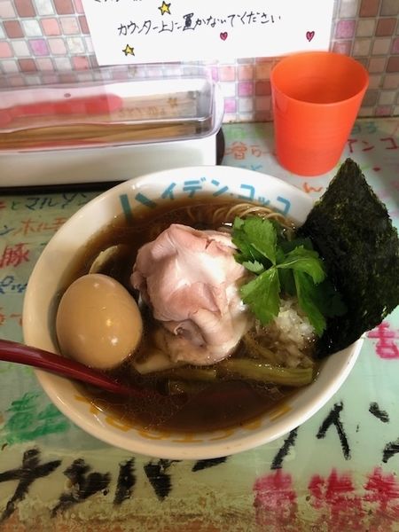 「魚介煮干し中華そば1000円」@ハイデン.コッコFACTORYサマンサ・タマサの写真