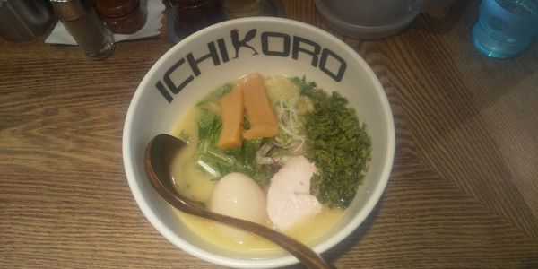 「純鶏あおさそば」@鶏そば十番 156 ICHIKORO 麻布十番店の写真