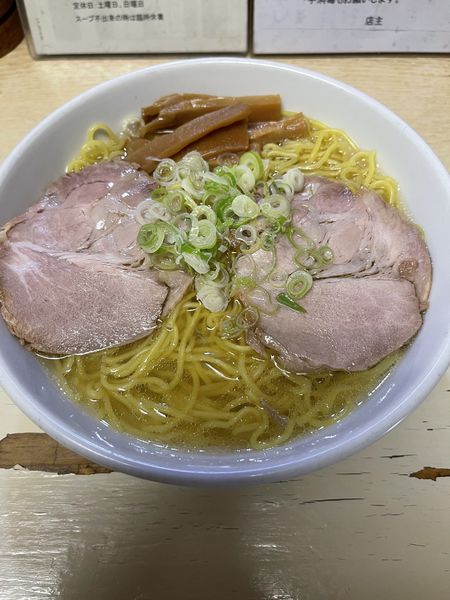 「塩　麺ダブル」@元祖一条流がんこ 西早稲田店の写真