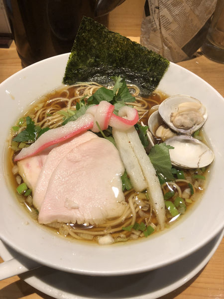 「蛤SOBA」@Ginza Noodles むぎとオリーブの写真