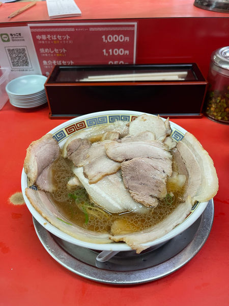 「チャーシューメン（1050円）」@もっこす 工場店の写真