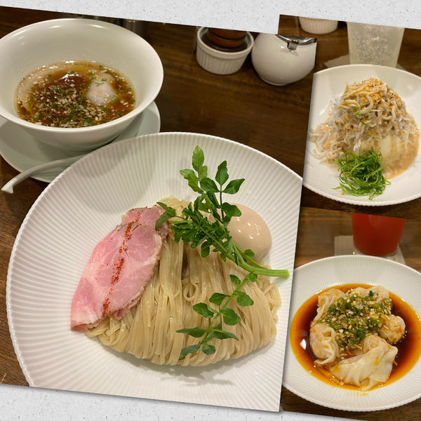 「醤油つけ麺 ¥930・他」@創作麺工房 鳴龍の写真