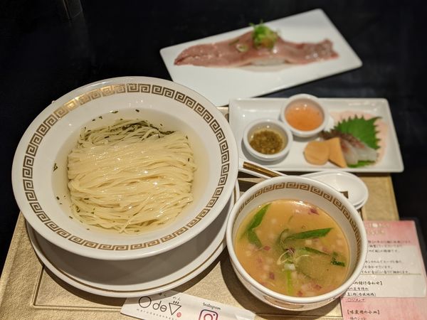 「鯛つけ麺きらり大」@鯛白湯らーめん ○de▽の写真