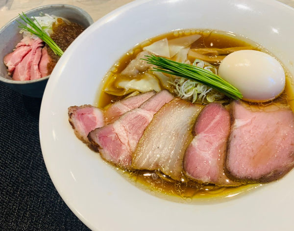 「特製中華そば」@宍道湖しじみ中華蕎麦 琥珀 東京本店の写真