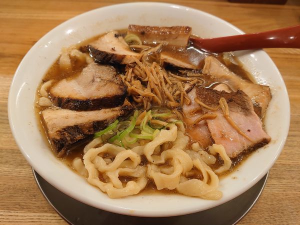 「喜多方肉そば（煮干し）」@麺や 七彩 八丁堀店の写真