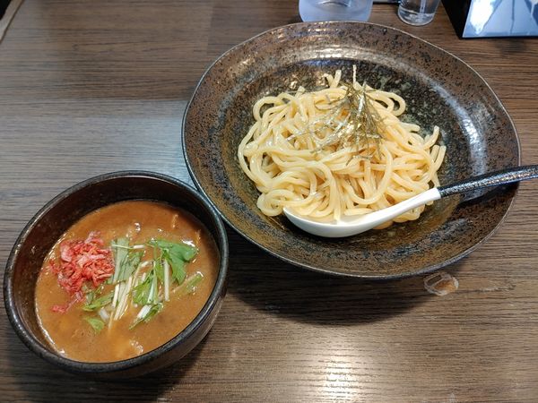 「海老つけ麺」@麺家 あべの 神宮前の写真