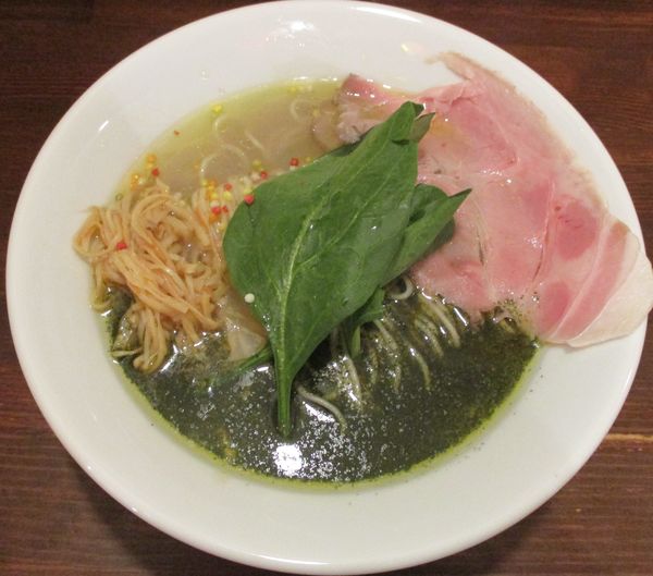 「しそ塩そば　900円」@拉麺 はま家 六本木店の写真