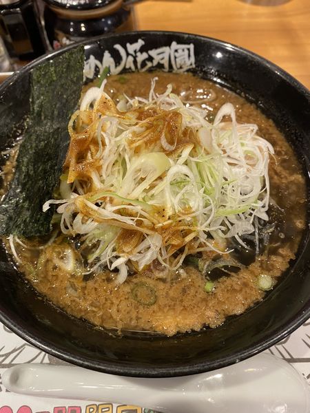 「嵐げんこつらあめんBLACK」@らあめん花月嵐 中山駅前店の写真