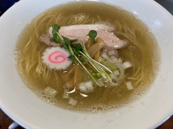 「はまぐり×煮干し中華そば：880円」@麺酒処 ふくろうの写真