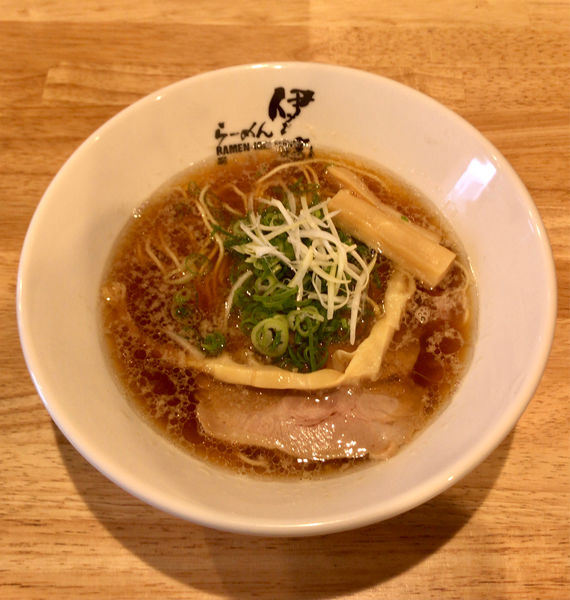 「高級煮干しラーメン（850円）」@らーめん伊藝 玉出店の写真