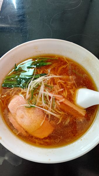 「ラーメン　605円」@手打 焔の写真