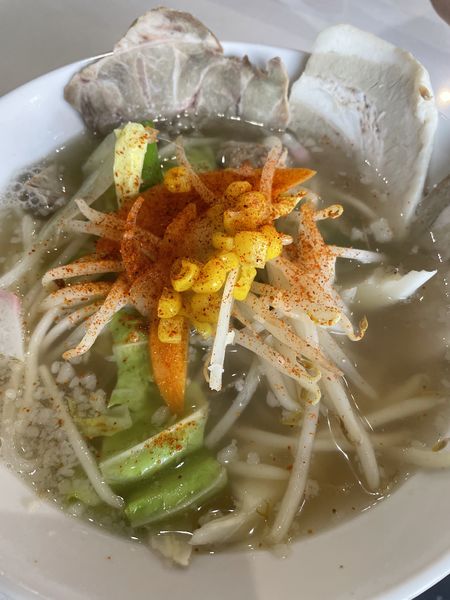 「塩ラーメン 175g チャーシュー 中太麺 5辛0シビ」@麺屋 一の写真