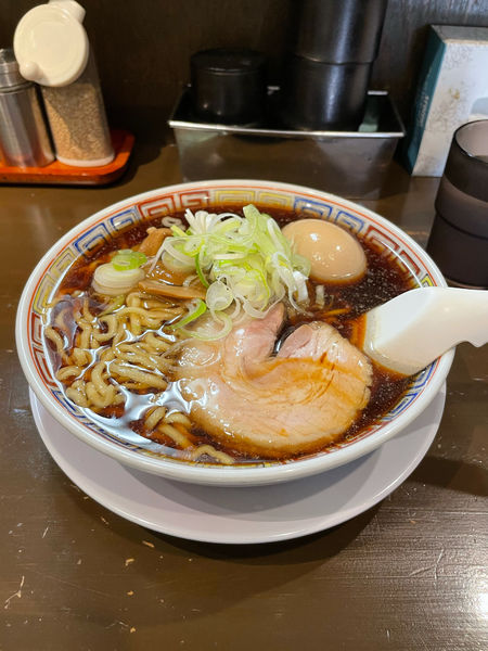 「味玉中華そば(780円)」@丸中華そばの写真